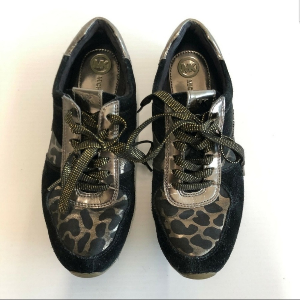 Michael Kors women Leopard print Shoes Laceup